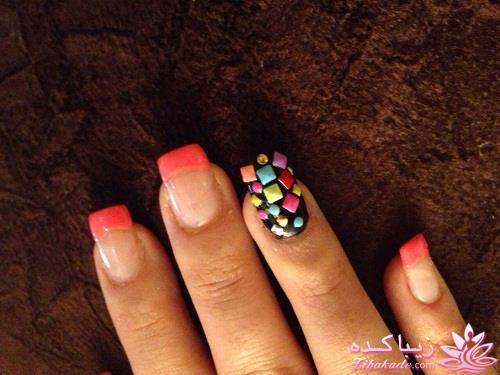 کاشت سه بعدی ناخن | انواع کاشت ناخن | طراحی ناخن